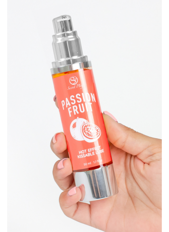2 en 1 Lubrifiant et huile de massage fruit de la passion chauffant